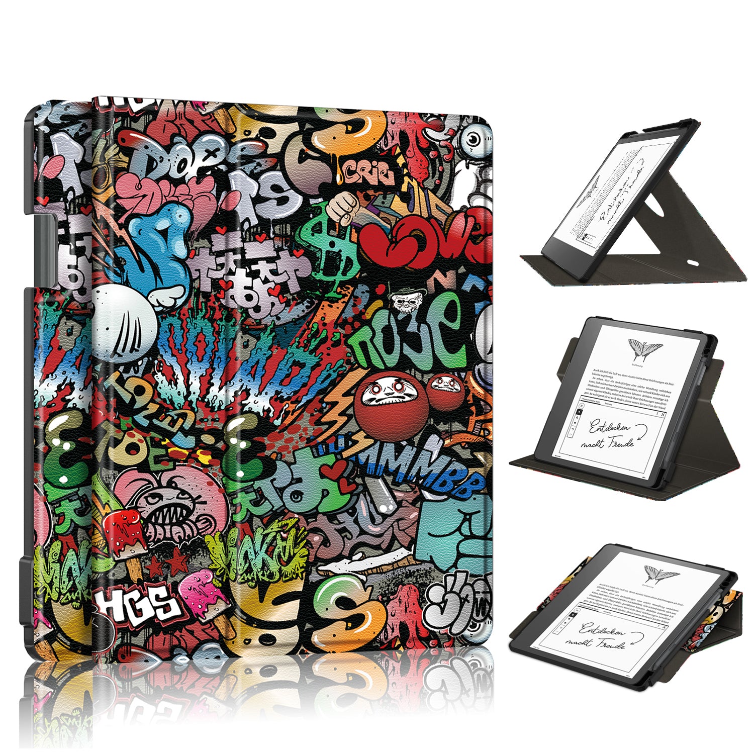 For Amazon Kindle Scribe Magnetic Absorption Tablet Cover Pattern Printing Protective Tablet Case with 360-degree Rotary Kickstand For Amazon Kindle Scribe Magnetic Absorption Tablet Cover Pattern Printing Protective Tablet Case with 360-degree Rotary Kickstand